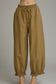 Olive Grove Ruffle Jogger Pants