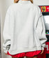 KY Polka Dot Oversized Mock Neck Sweatshirt