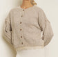 Lace Trim Button Down Cardigan