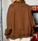 Worship Gingham Mockneck Sweatshirt