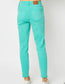 Judy Blue High Waist Aquamarine Garment Dyed Slim Jeans