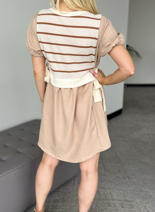 Academy Charm Side Tie Dress