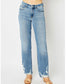 Judy Blue High Waisted Straight Distressed Jeans