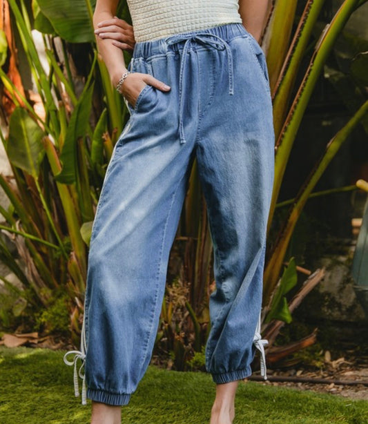 Runnin' Errands Denim Jogger