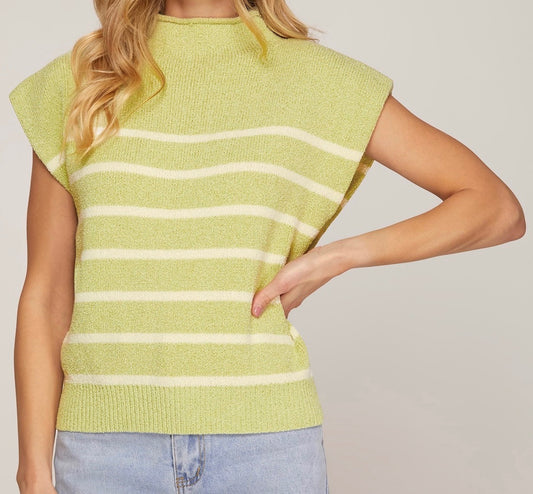 Key Lime Knit Top