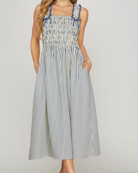 Sailors Sweetheart Midi Dress