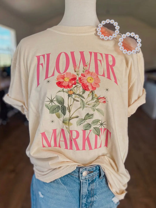 Flower Market Graphic Tee