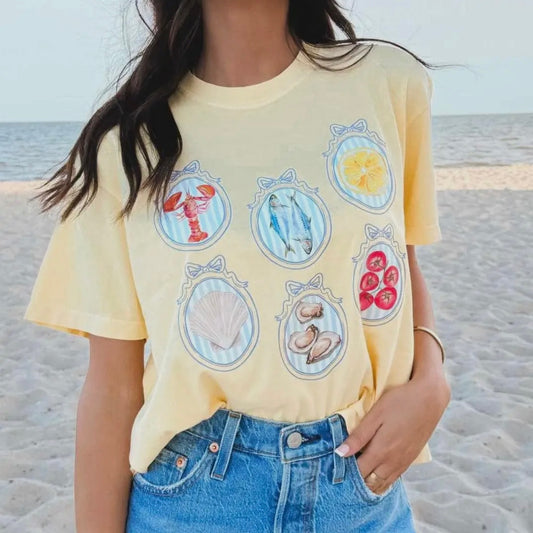 Coastal Portait Graphic Tee
