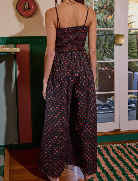 Cherry Bomb Smocked Jumper