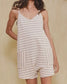 Silver Screen Stripe Romper