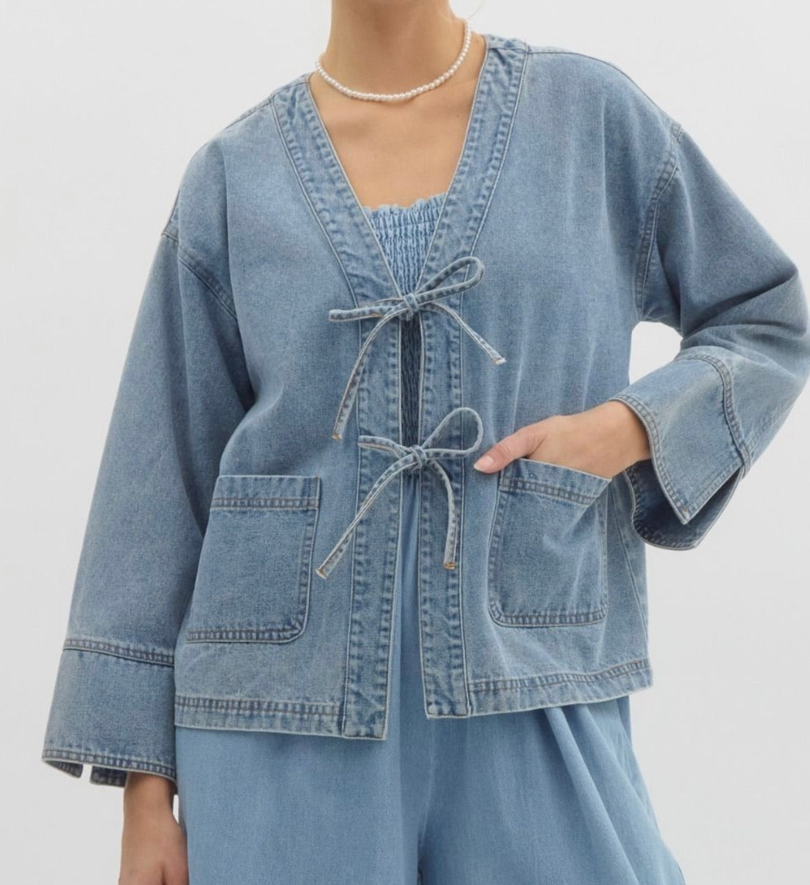 Knot Your Average Denim Jacket