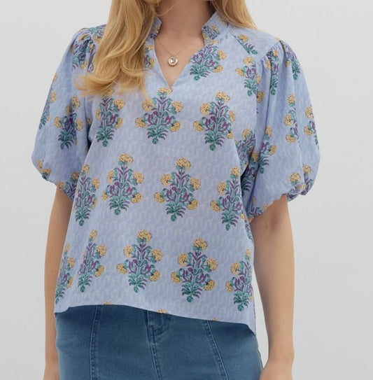 CEO Chic Floral Top