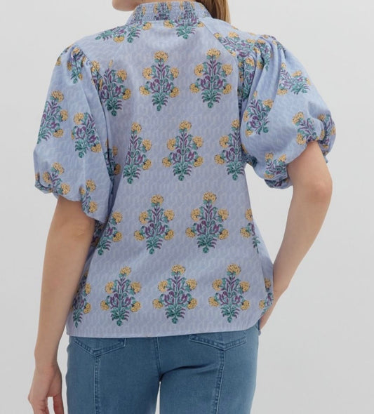 CEO Chic Floral Top