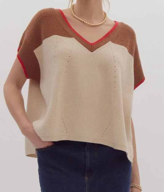 Caramel Kiss Knit Top