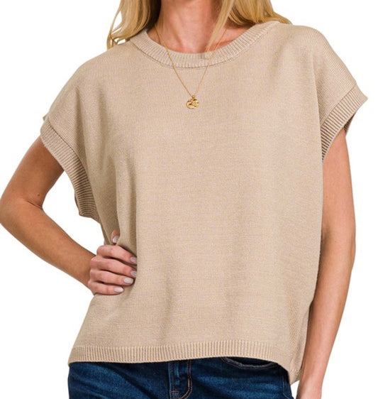 Oversized Viscose Sweater Top