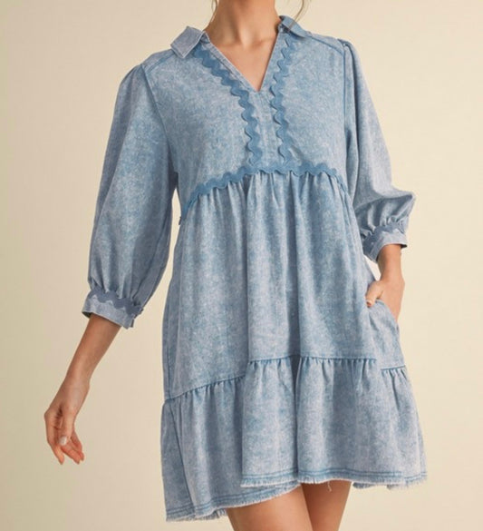 Urban Angel Denim Babydoll Dress