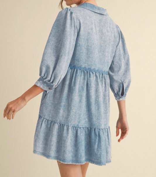 Urban Angel Denim Babydoll Dress