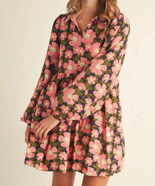 Floral Girl Era Babydoll Dress