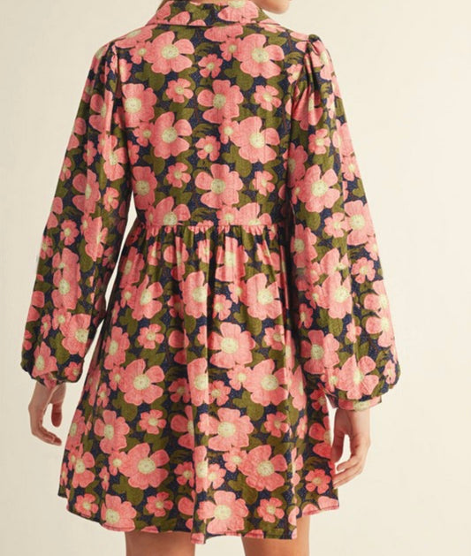 Floral Girl Era Babydoll Dress