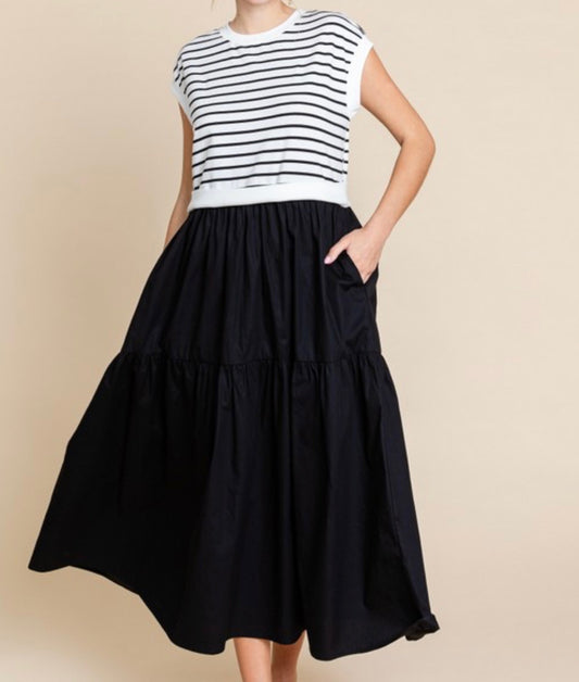 Understated Statement Midi Dress
