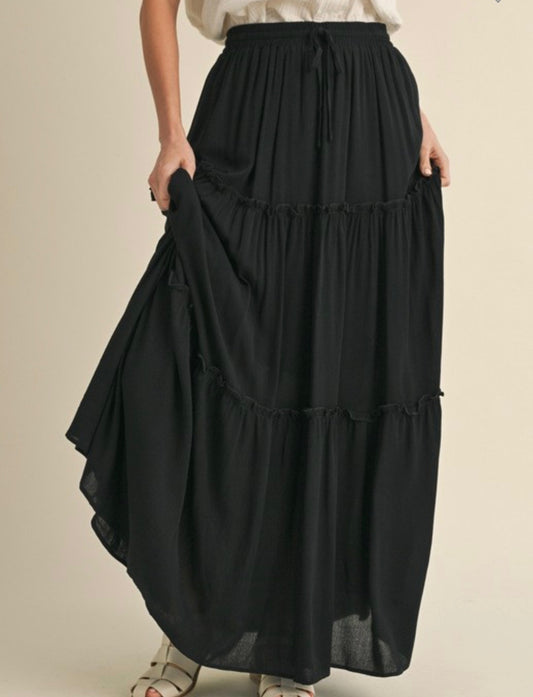 Go-To Black Maxi Skirt