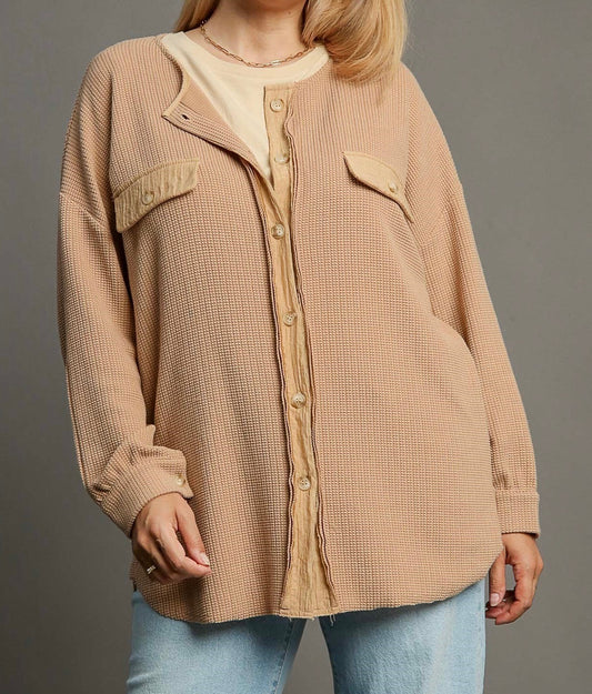 Cabin Weekend Button-Up Top