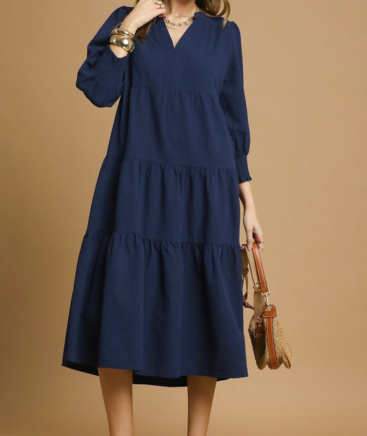 Boardroom to Brunch Midi Dress