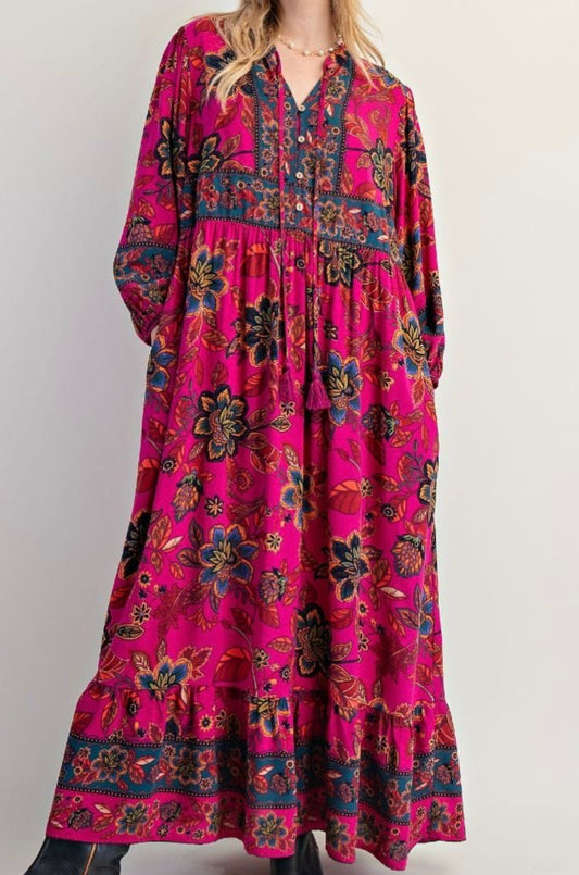 Fortune Teller's Favorite Paisley Maxi
