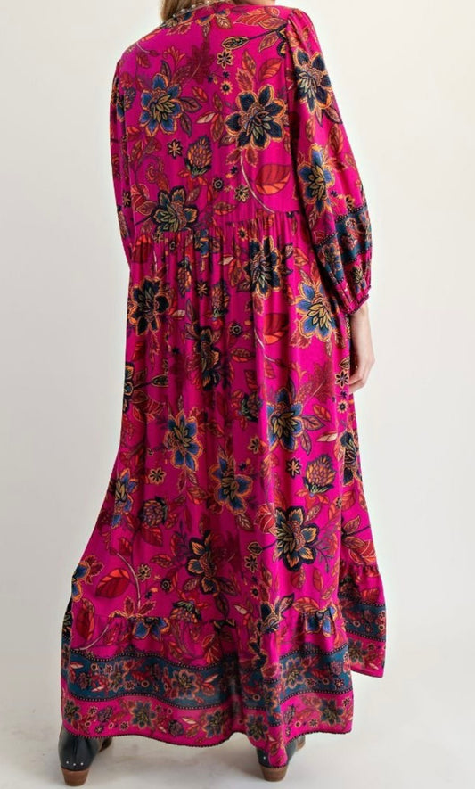 Fortune Teller's Favorite Paisley Maxi