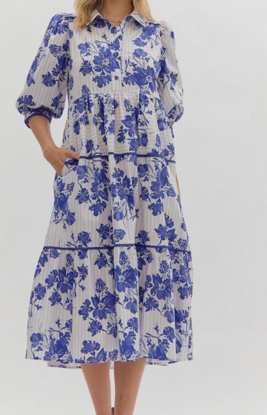 Tea Party Hostess Midi Dress