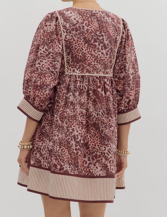 The More is More Tie-Neck Dress