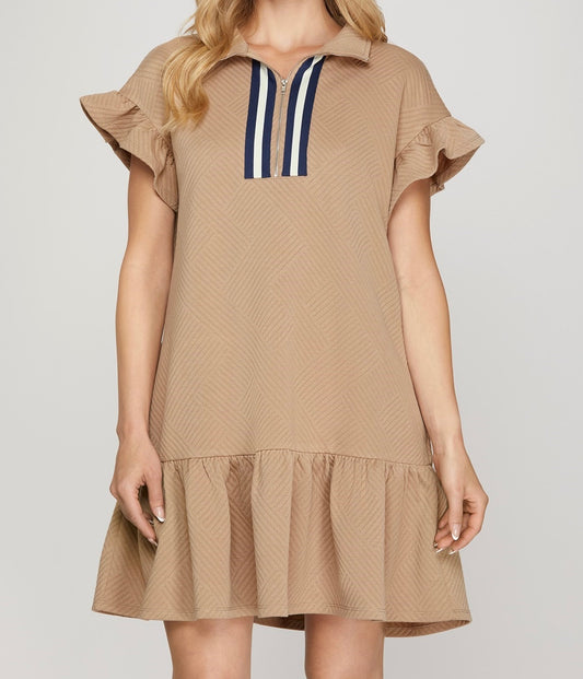 Old Money Quilted Dress