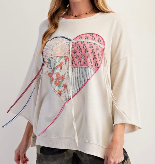 Quilted Love Patchwork Pullover