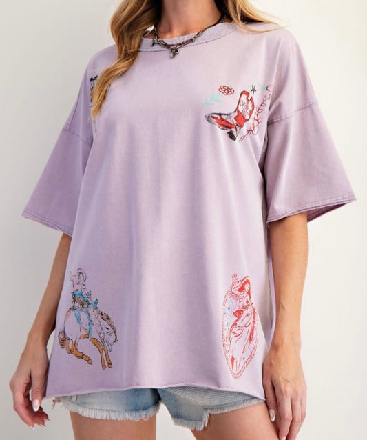 Not My First Rodeo Oversized Graphic