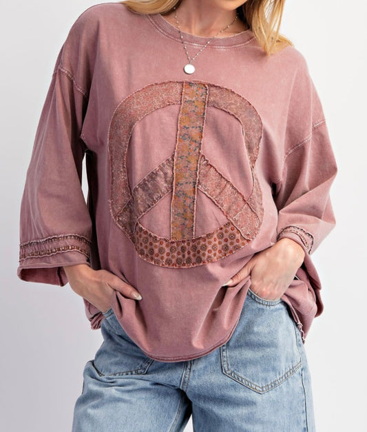Keeper of the Peace Patchwork Pullover