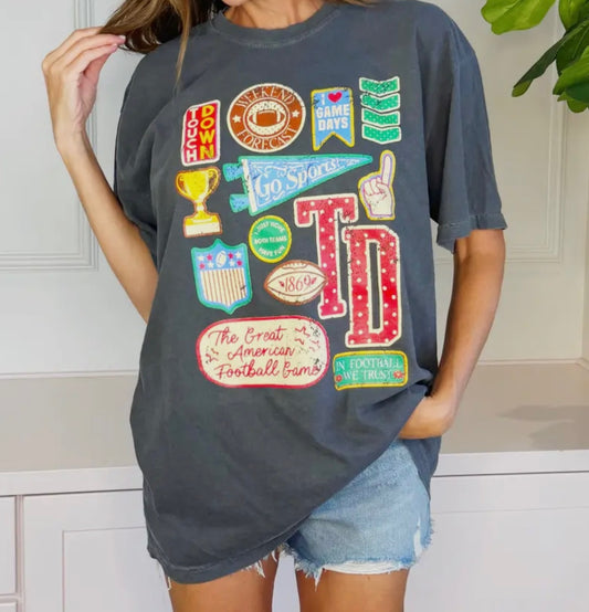 Great American Football Graphic Tee