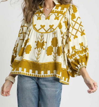 Private Collection Peasant Top