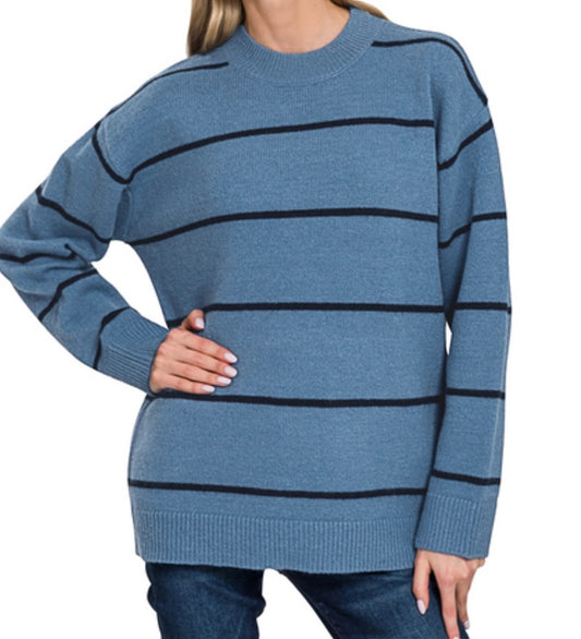 Stars Hollow Striped Oversized Sweater