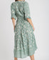 Sage Ruffle Detail Maxi Dress