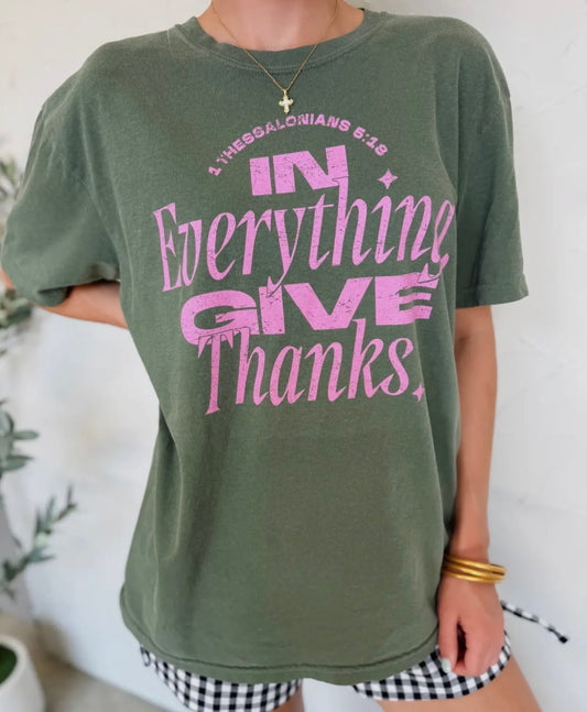 Give Thanks Graphic Tee
