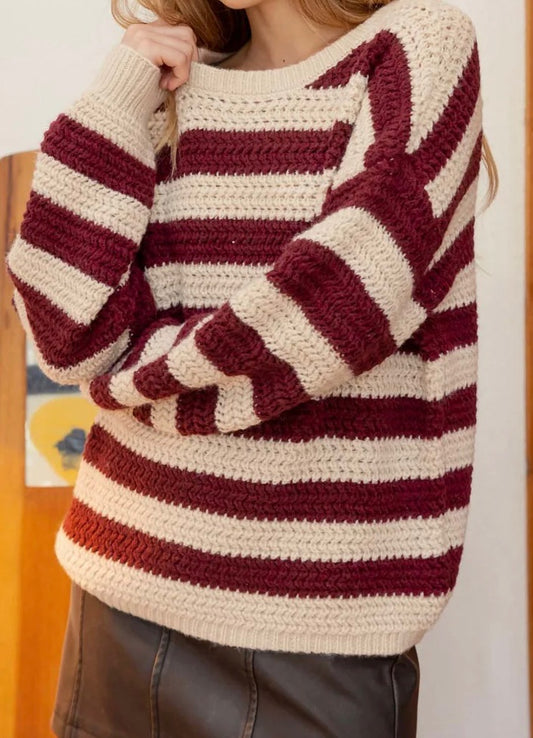 Yale Alum Striped Sweater