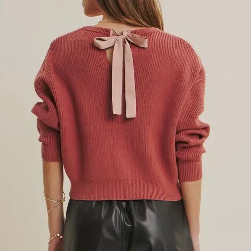 Leading Lady Tie Back Sweater