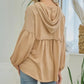 Ruffled Around The Edges Hooded Top