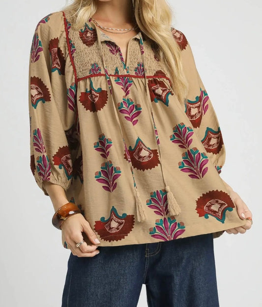 Rustic Romance Tassel Top