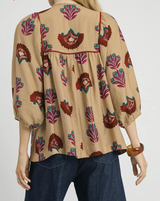 Rustic Romance Tassel Top