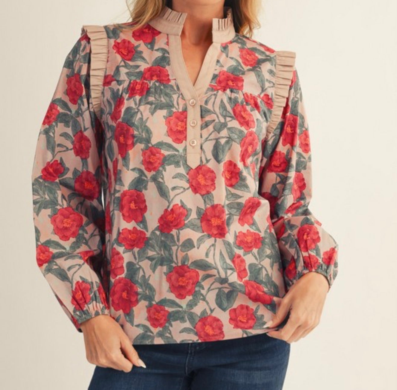 Rose Colored Glasses Top