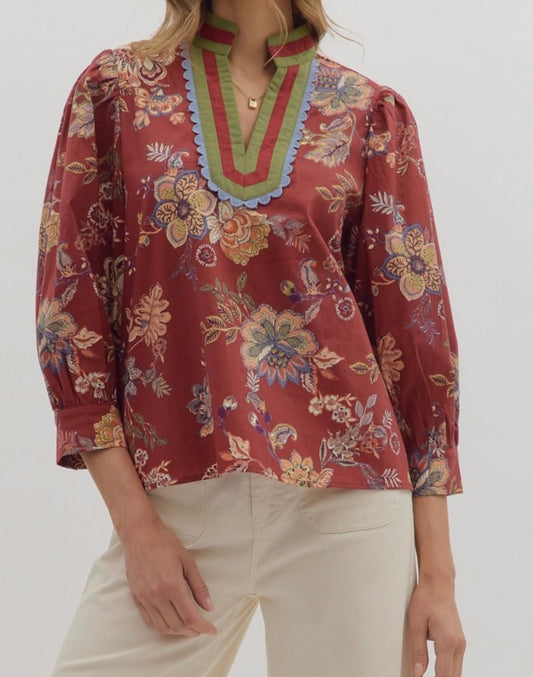 Gypsy Caravan Tunic Top