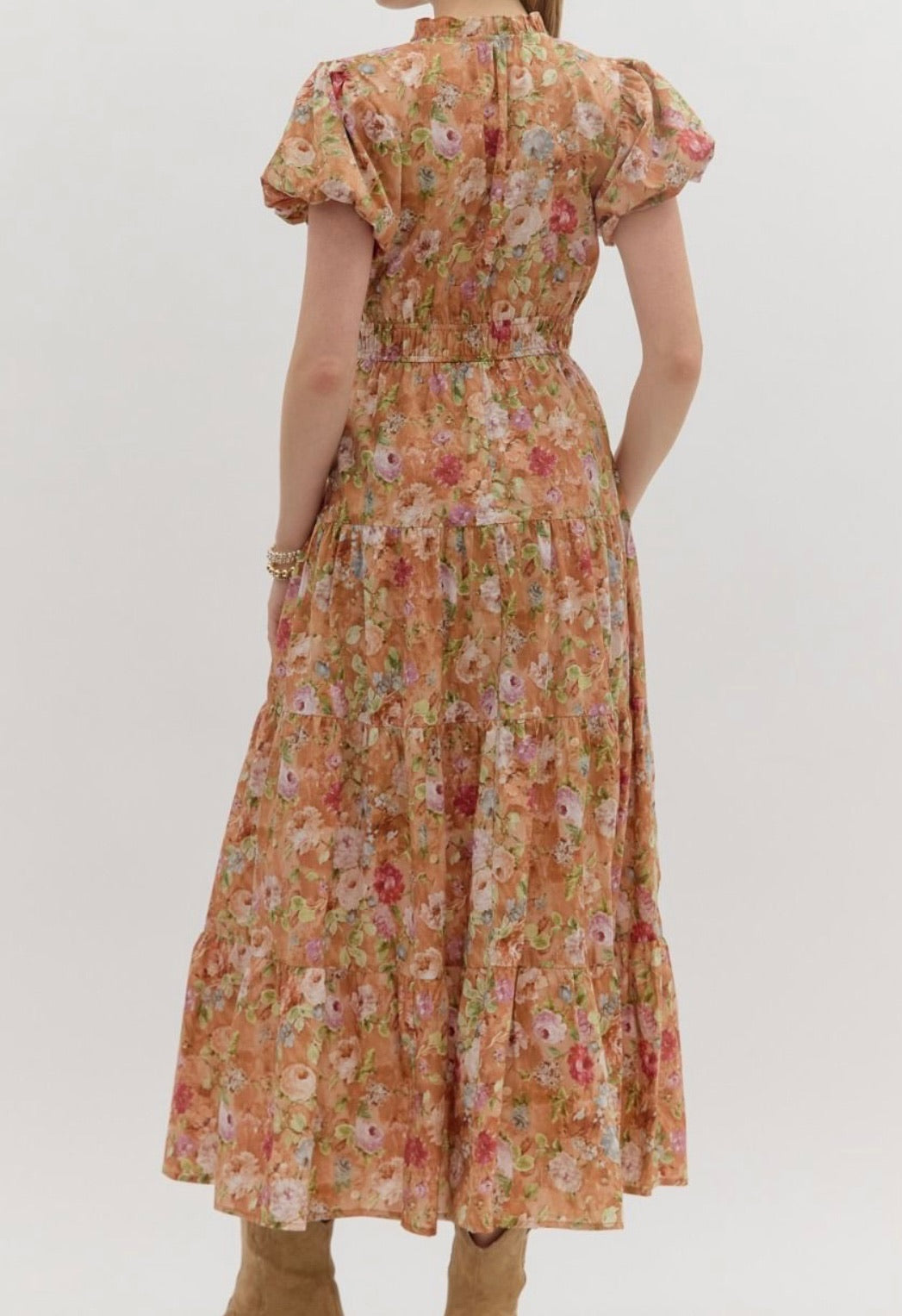 Fall-ing For You Floral Dress