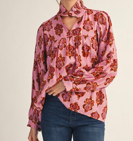 Folklore Era Collared Top