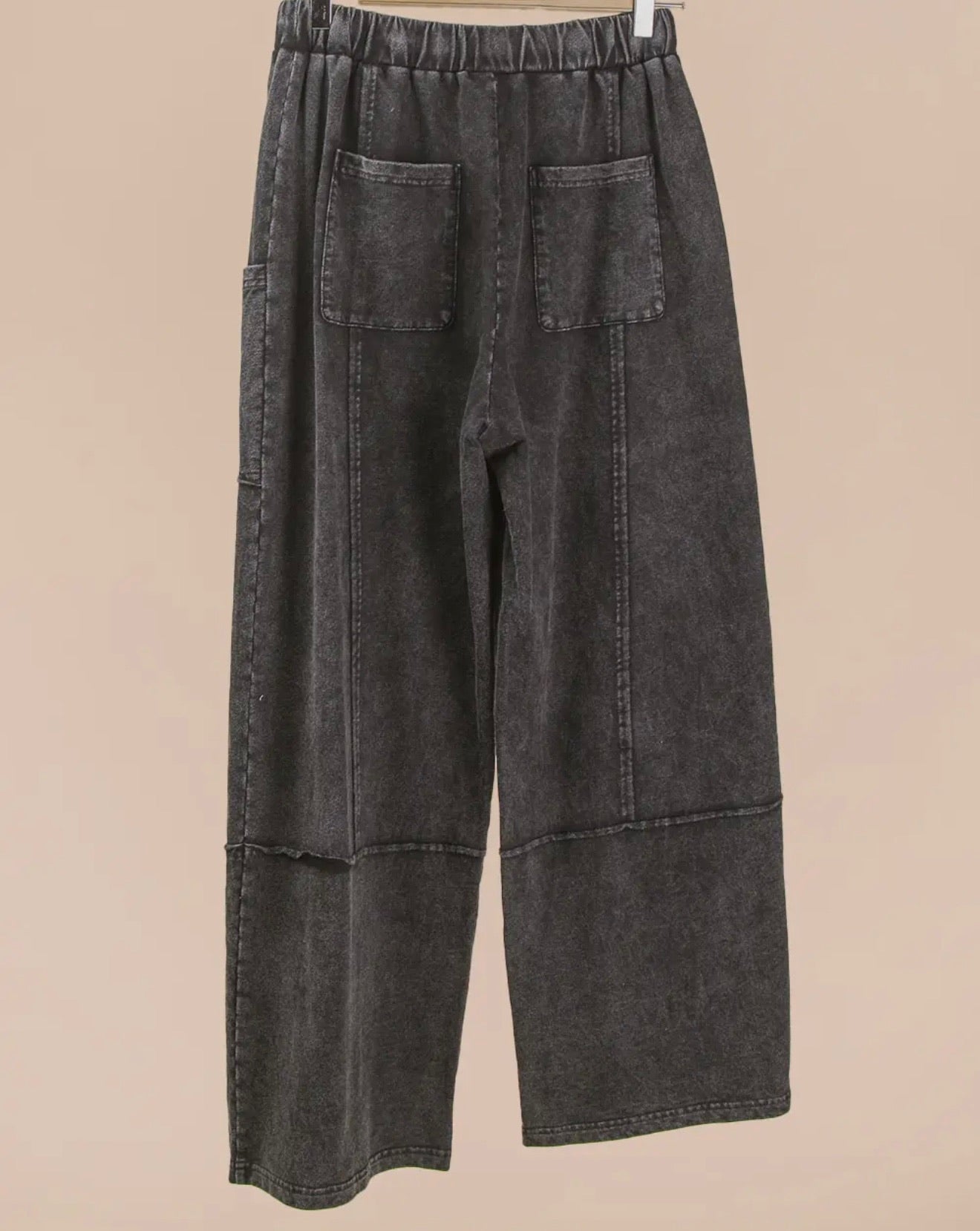 Vintage Wash Patch Pocket Pants